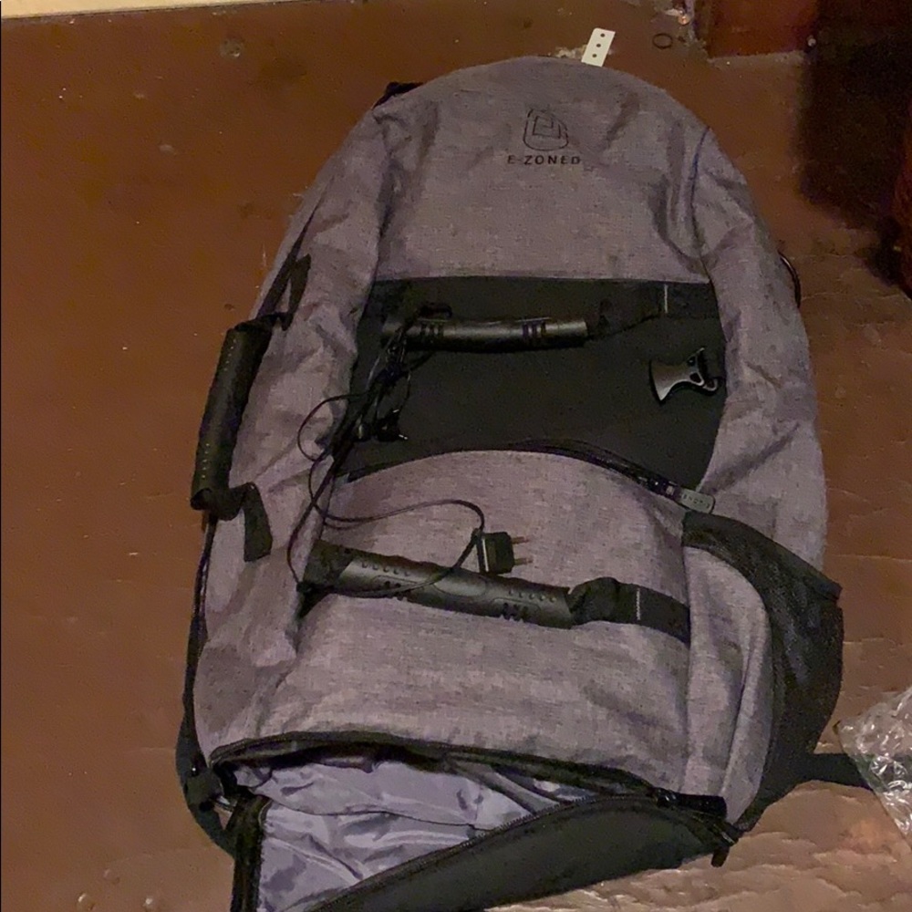 Travel/work charging backpack